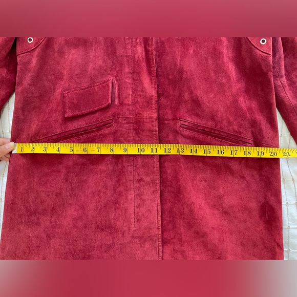 Red Suede Jacket - Picture 13 of 14